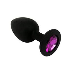 Silicone Mini Butt Plug With Jewel