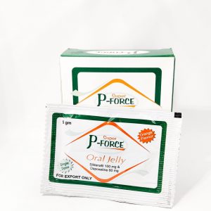 Super P-Force Oral Jelly - Sildenafil 100mg & Dapoxetine 60mg Pack